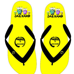 Flip Flop's - Ben the Buffalo Family Yellow