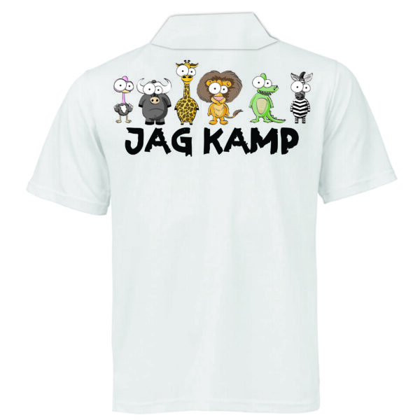 Golf Shirt - Animated Character - White