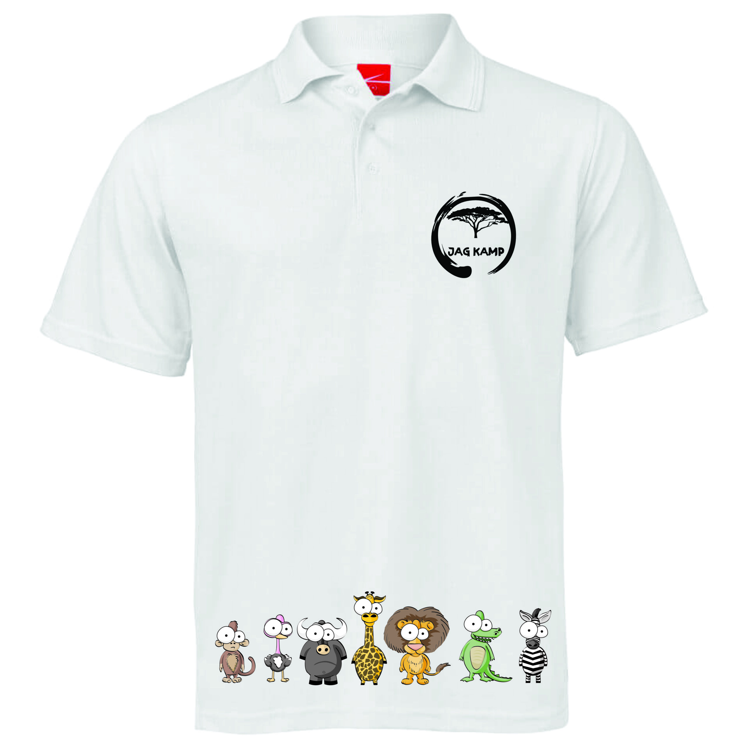 Golf Shirt - Animated Character - Hem Multi Animation