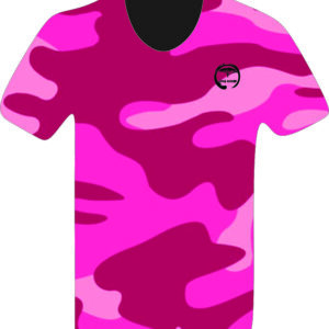 V Neck  - Camo Pink
