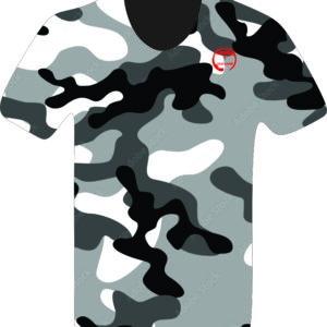V Neck  - Camo Grey
